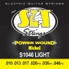 Струны для электрогитары POWER WOUND SIT S71058